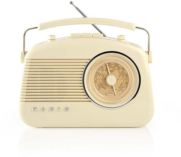 Nedis RDFM5000BG Kofferradio elfenbein