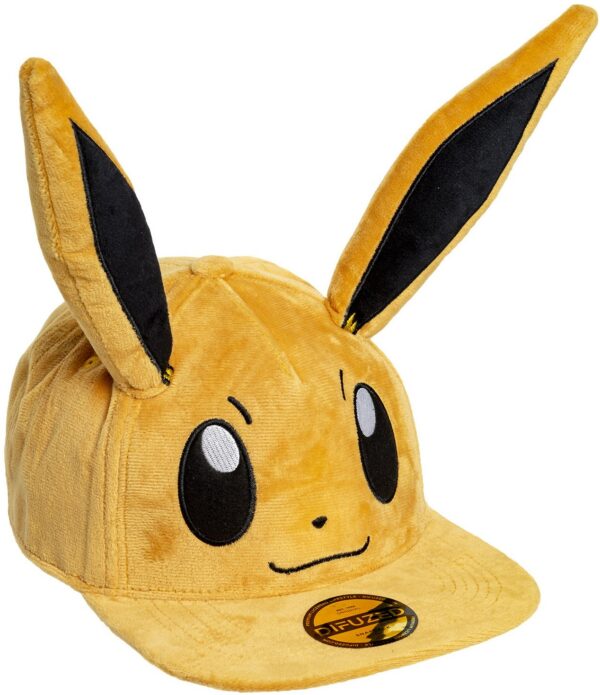 DIFUZED Pokemon Snapback Cap Evoli mit Ohren