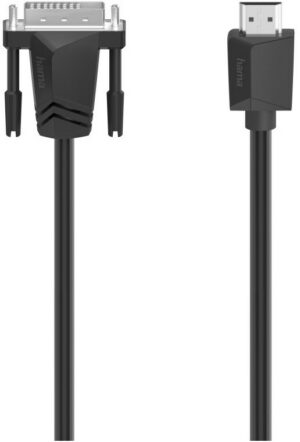 Hama Video-Kabel (3m) DVI-Stecker>HDMI-Stecker schwarz