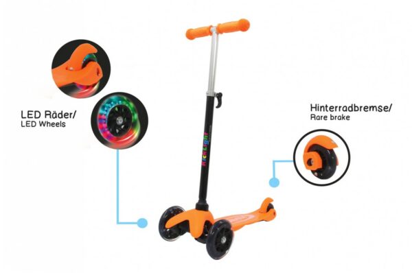 Jamara KickLight Scooter orange