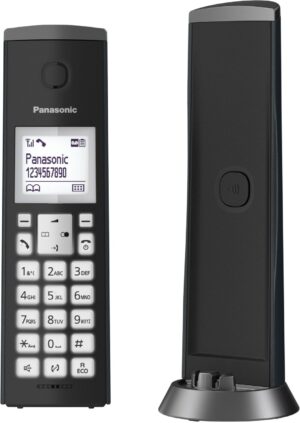 Panasonic KX-TGK220GM Schnurlostelefon mit Anrufbeantworter mattschwarz