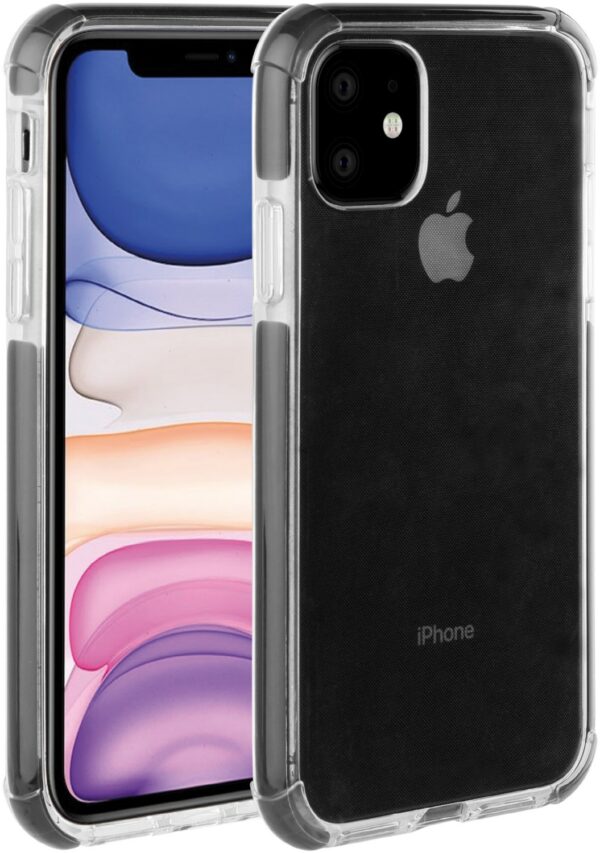 Vivanco ANTISHOCKVVIPHXIRBK TPU Case für iPhone 11 transparent