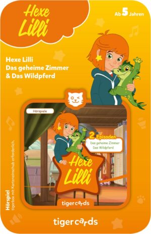 tigermedia tigercard Hexe Lilli Das geheime Zimmer & Das Wildpferd