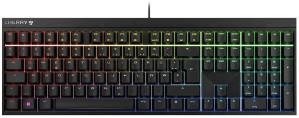 Cherry MX 2.0S RGB (DE) Gaming Tastatur mit MX-Brown Switches schwarz