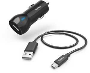 Hama Kfz-Ladeset Micro-USB (12W) schwarz