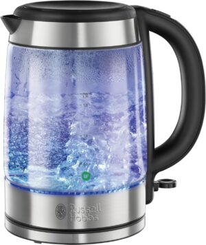 Russell Hobbs Glass Wasserkocher 21600-57 edelstahl/Glas