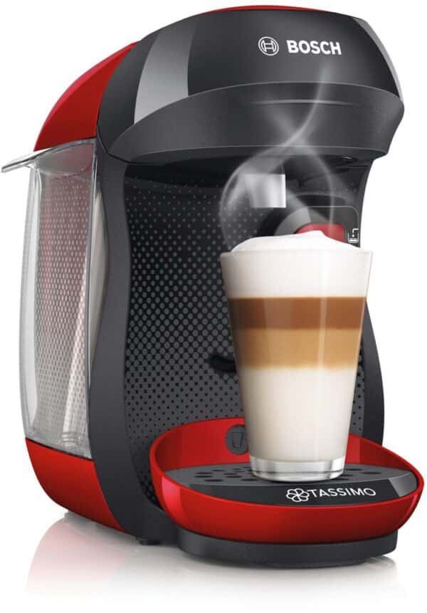 Bosch TAS1003 Tassimo Happy Multi-Getränke-Automat just red