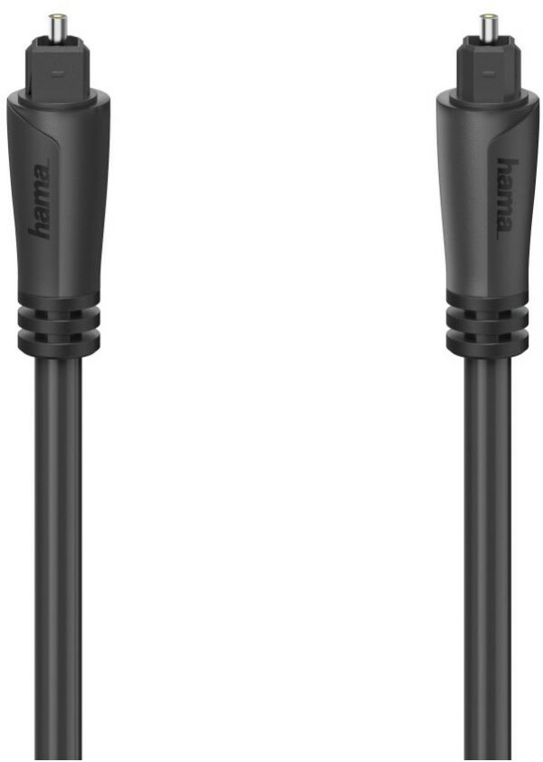 Hama Audio-Lichtleiter-Kabel (5m) ODT-Stecker (Toslink) schwarz