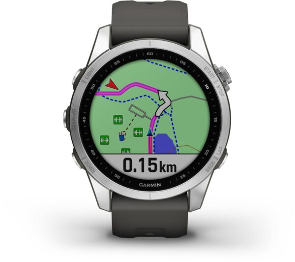 Garmin fenix 7S Sportuhr graphit/silber