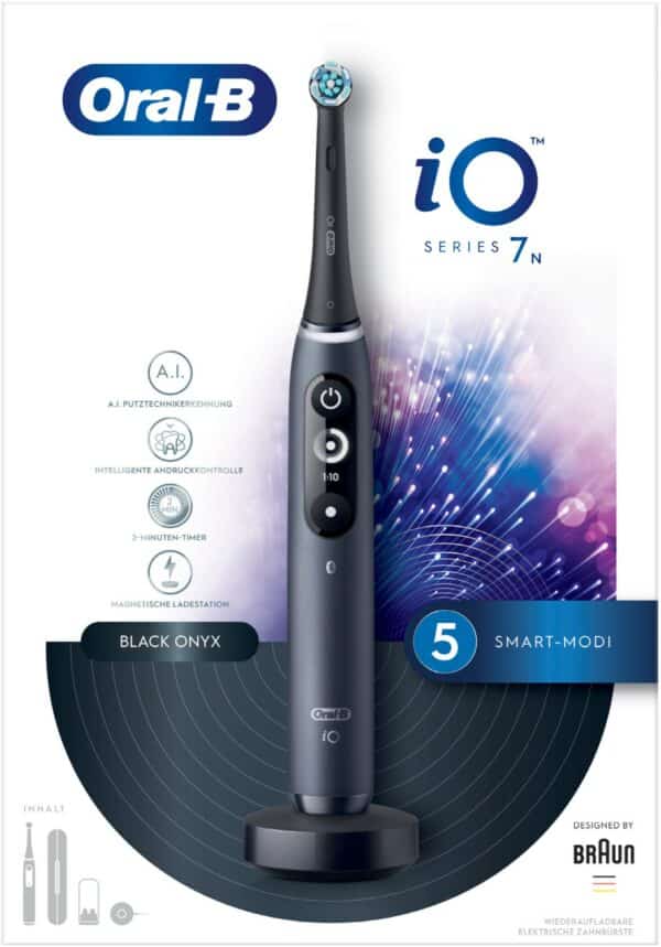 Oral-B iO Series 7N Elektrische Zahnbürste black onyx