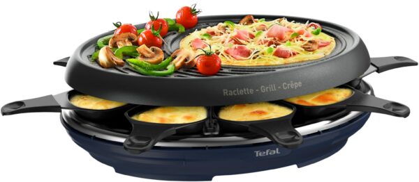 Tefal RE3104 Raclette 3in1 Raclette schwarz/blau