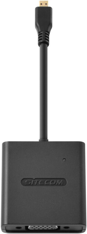 Sitecom Micro-HDMI > VGA + Audio Adapter schwarz