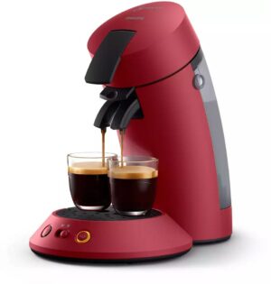 Senseo CSA210/90 Original Plus Kaffeepadmaschine dunkelrot matt