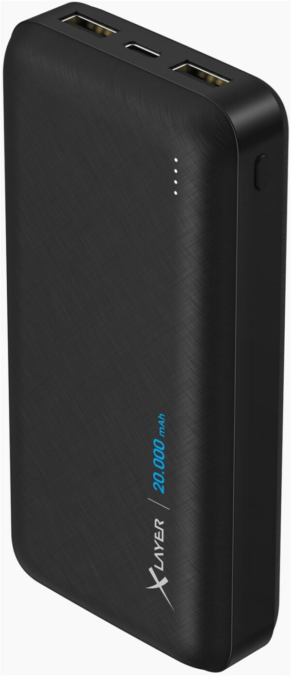 XLayer Solid (20.000mAh) Powerbank schwarz