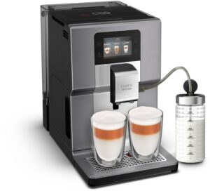 Krups EA875E Intuition Preference+ Kaffee-Vollautomat silber/chrome