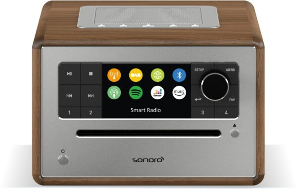 Sonoro Elite CD/Radio-System walnuß/silber