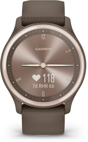 Garmin vivomove Sport Sportuhr mokka/perlgold