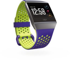 Fitbit Sportarmband (S) für Ionic kobalt/hellgrün