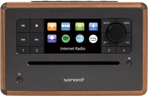 Sonoro Elite CD/Radio-System wallnuss/anthrazit