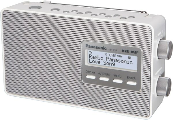 Panasonic RF-D10EG-W Kofferradio mit DAB/DAB+ weiß