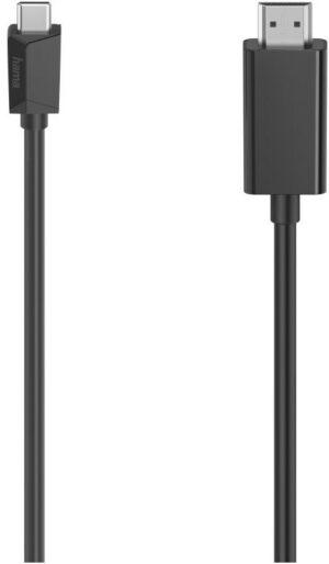 Hama Video-Kabel (3m) USB-C-Stecker>HDMI-Stecker schwarz