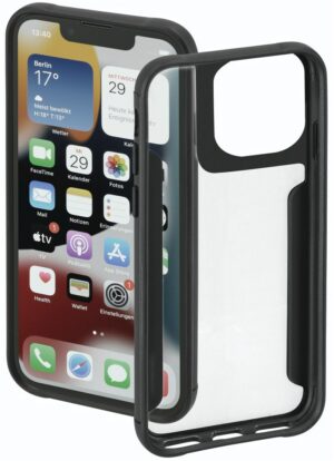 Hama Metallic Frame Cover für iPhone 14 Pro Max schwarz/transparent