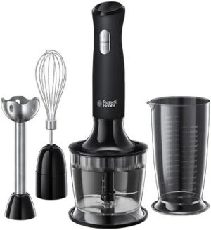 Russell Hobbs Matte Black 3-in-1 Stabmixer schwarz