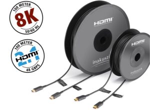 in-akustik Profi HDMI 8K 48Gbps LWL Kabel (10m)