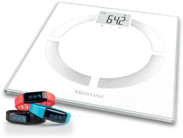 Medisana BS 444 Connect + Vivit MX3 Körperanalysewaage