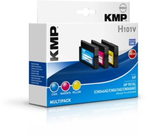 KMP H101V Multipack recycled mit Chip Tinten-Multipack 3-farbig