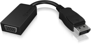 Icy Box DisplayPort 1.2 > VGA Adapter schwarz