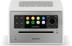 Sonoro Elite CD/Radio-System weiss hochglanz/silber