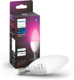 Hue Hue W&C. Amb. 5.3W B39 E14 LED-Kerze / G