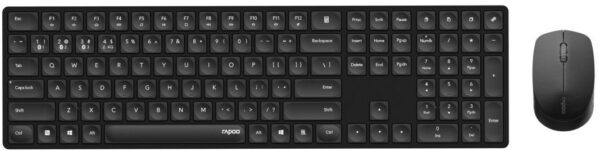 Rapoo 8020M (DE) Kabelloses Tastatur-Set schwarz