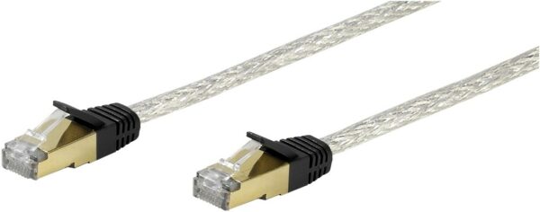 Vivanco CC N 6 50 6 CAT 6 NW-Kabel 5m Netzwerkkabel transparent