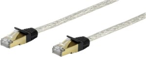 Vivanco CC N 6 100 6 CAT 6 NW-Kabel 10 m Netzwerkkabel transparent