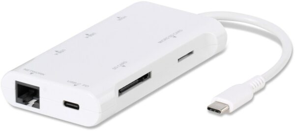 Vivanco 7in1 USB Type-C Adapter weiß