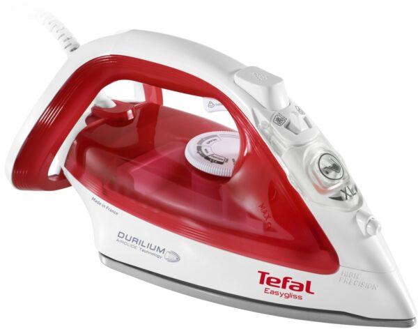 Tefal FV3962 Easygliss Dampfbügeleisen rot/weiß