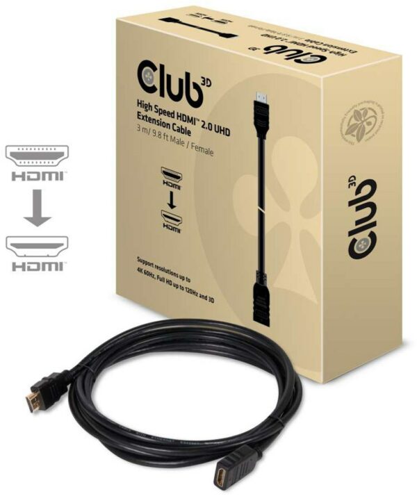 Club3D HDMI 2.0 Verlängerungskabel (3m) UHD