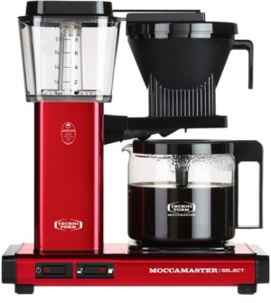 MOCCAMASTER KBG Select Kaffeeautomat red metallic