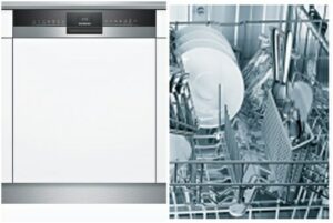 Siemens MKSI6TNCB1 Integrierbarer 60 cm Geschirrspüler bestehend aus SN55YS01BE + SZ73000 edelstahl / B