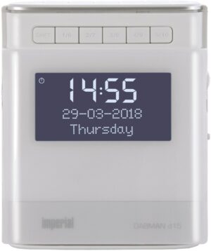 Imperial d15 DAB/DAB+ Uhrenradio weiß