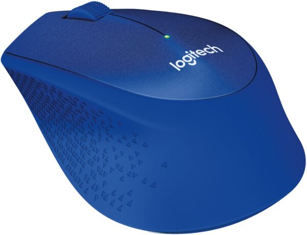 Logitech M330 Silent Plus Kabellose Maus blau