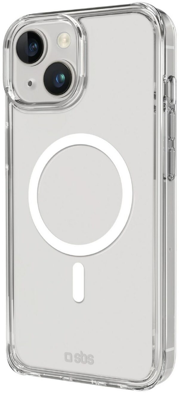 sbs Light Mag Cover für iPhone 15 transparent