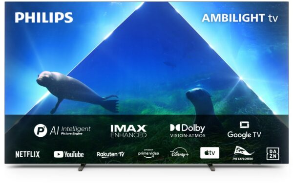 Philips 77OLED848/12 194 cm (77") OLED-TV chrom / G