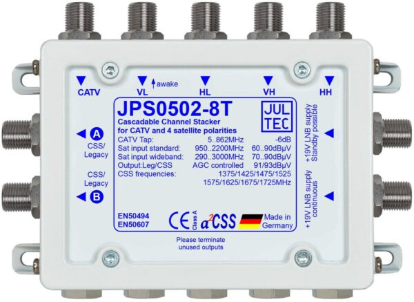 Jultec JPS 0502-8T Unicable-Multischalter