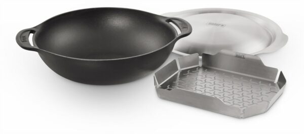 Weber Wok (mit Deckel und Dünsteinsatz)