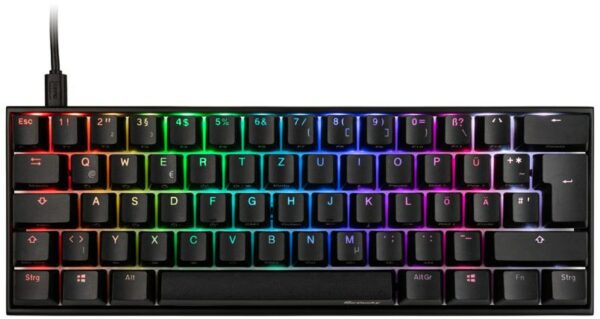 Ducky Mecha Mini MX-Black (DE) Gaming Tastatur schwarz