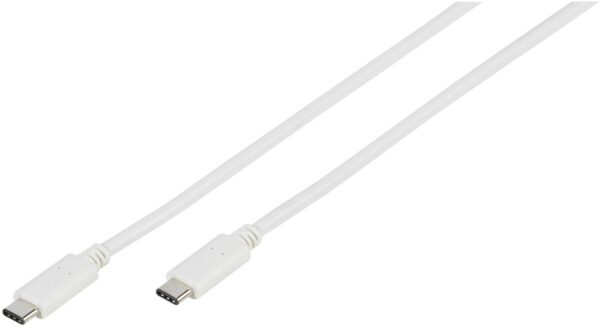 Vivanco USB 3.1 Type-C Anschlusskabel mit E-Mark (2m) weiß