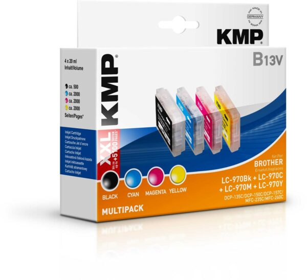 KMP B13V Multipack Tinten-Multipack 4-farbig